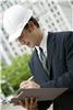 Environmental health officers carry out pollution inspections
